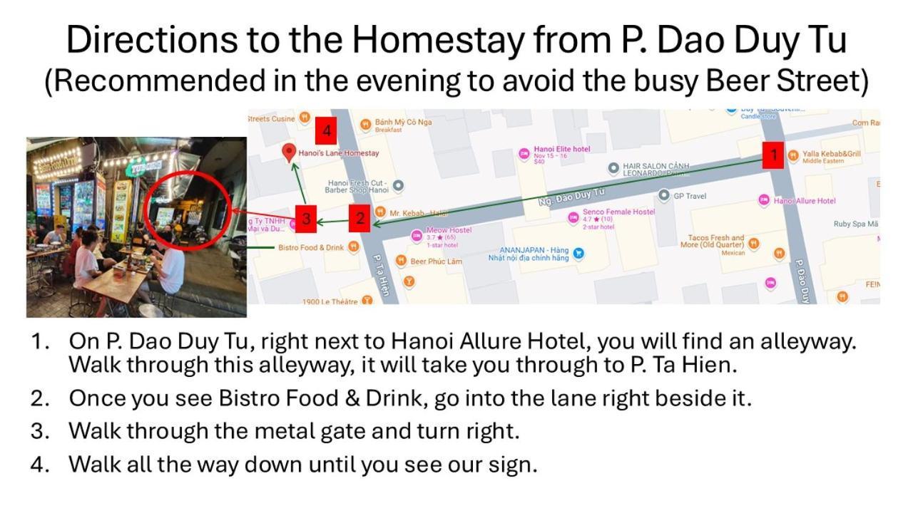 Hanoi'S Lane Homestay Buitenkant foto