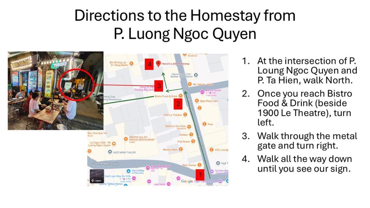 Hanoi'S Lane Homestay Buitenkant foto
